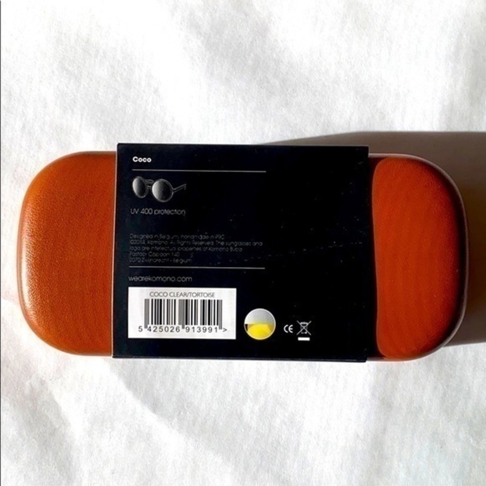 KOMONO Coco Clear / Tortoise Sunglasses New - Picture 12 of 16
